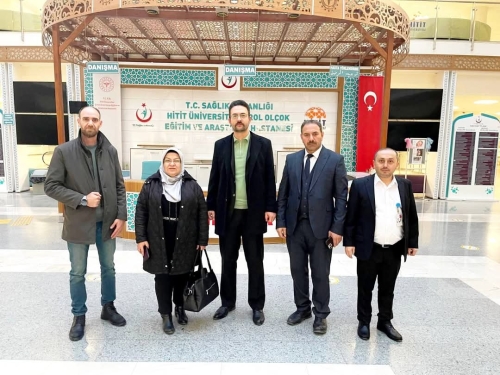 Genel Başkanımız Menduh Tığtepe, Genel Başkan Yardımcımız Şerife Akdemir, Mali Sekreter Serdar Çolak, ÇORUM İl Başkanımız Vahit Saim DİLEKÇİ ve İl Başkan Yardımcımız Şaban GÖKDERE tarafından Hitit Üniversitesi Erol Olcak Eğitim ve Araştırma Hastanesi Müdürü Kadir KOCATÜRK ziyareti gerçekleştirildi.