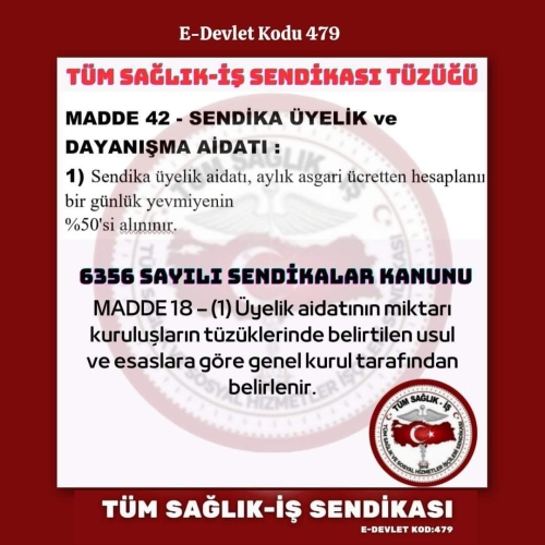 SENDİKA TÜZÜĞÜ